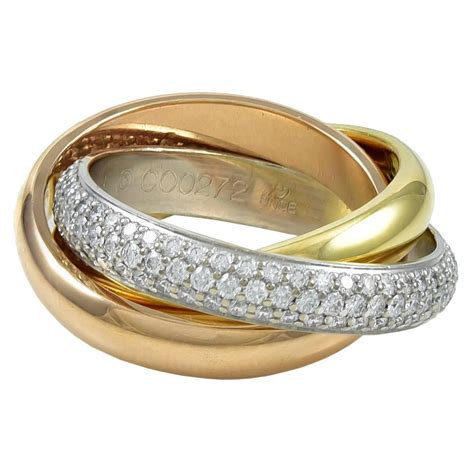 cartier trinity band|cartier interlocking ring.